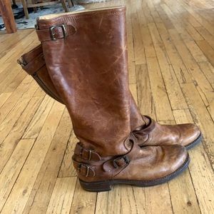 Frye Veronica Slouch Zip-up boots